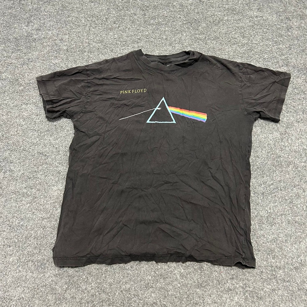 Cotton On T-Shirt Womens Size M Black Pink Floyd Dark Side Moon Relaxed Tee